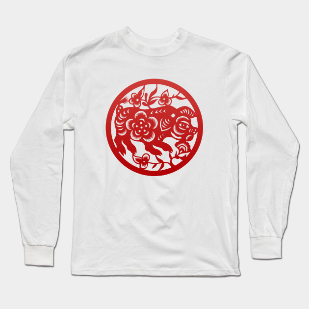 Chinese Zodiac Pig in Red
